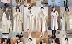 冬款女装长外套怎么搭好看？