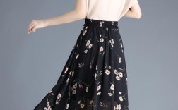 中老年夏半身长裙选什么款显瘦？