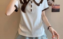 韩板女装宽松短袖上衣，版型显瘦吗？