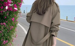 今年流行的女装风衣图片