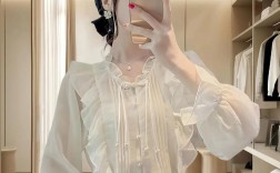 职业女装蕾丝衬衫图片，如何选才得体又显气质？