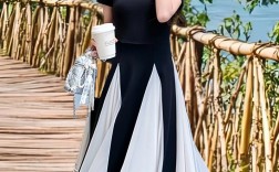 t元素夏季女装拼接连衣裙，拼接设计如何显瘦显白？
