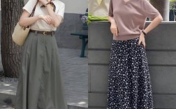 夏天女装中年搭配图片