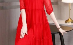 中长裙连衣裙图片有哪些流行款式？