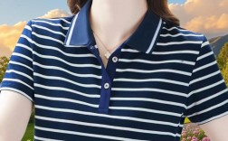 中年女装翻领短袖T恤怎么选显气质？