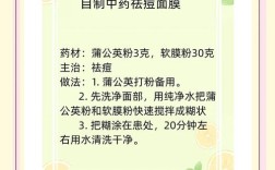 自制中药面膜祛痘印，哪种最有效？