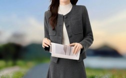冬季毛呢职业女装套裙，如何选显气质又保暖？