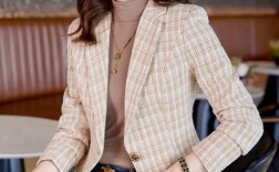 格子西装女如何穿出高级感？