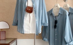 格子长款衬衫女装图片有哪些穿搭灵感？