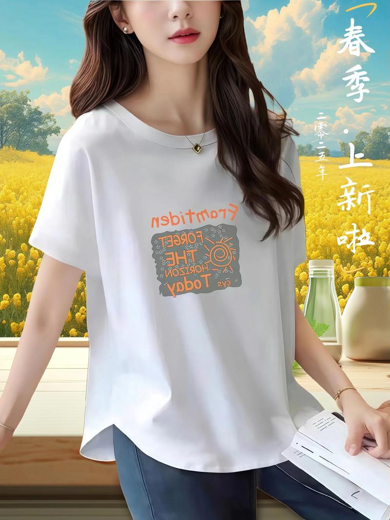 2025年t恤女装夏季新款-图3