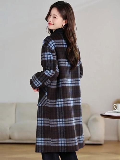 maoni格子外套女装，显瘦百搭还是风格陷阱？-图1