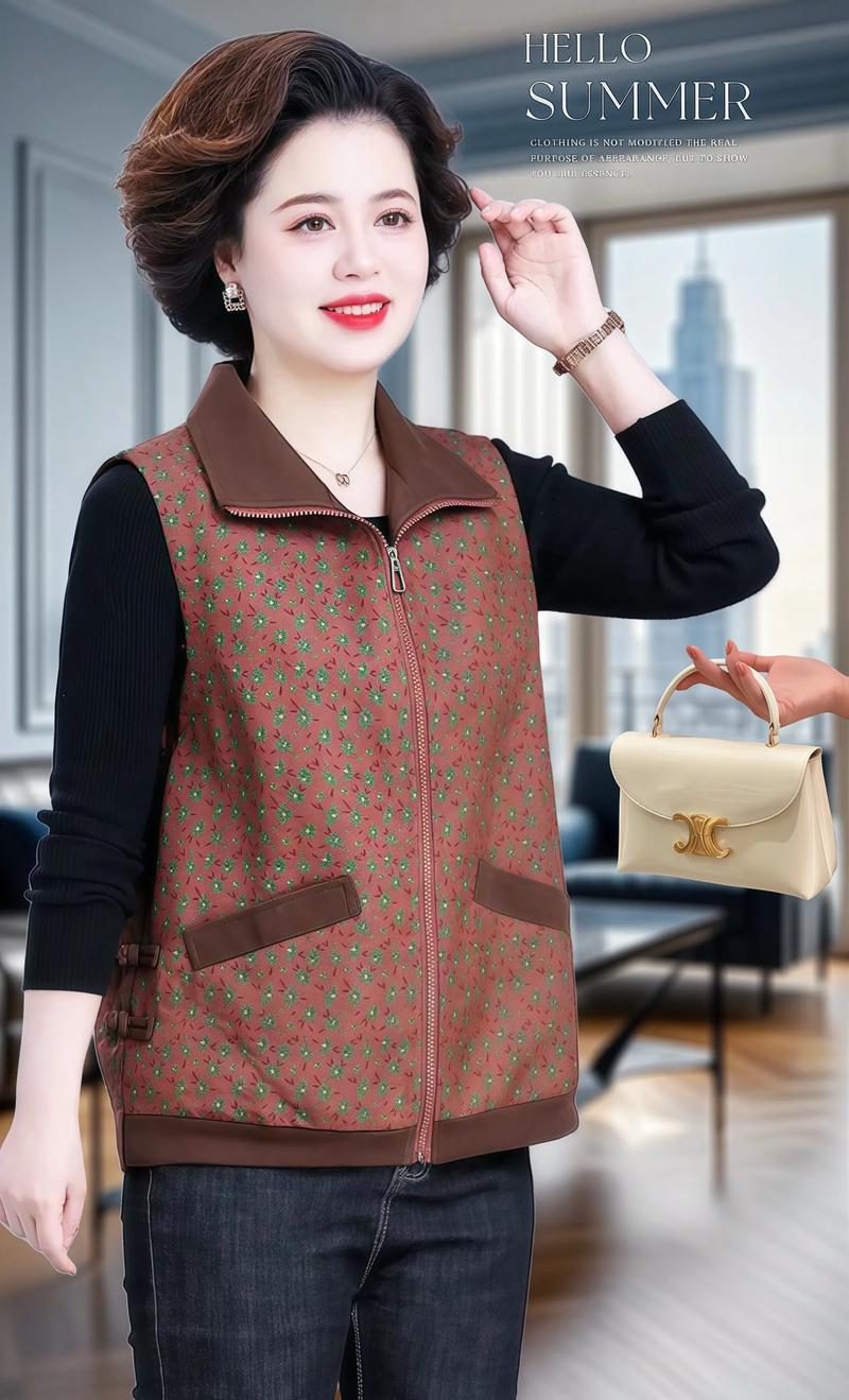 女春秋时尚女装，中老年如何穿出年轻感？-图1