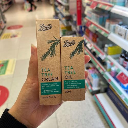 狮王祛痘膏 和茶树精油-图1