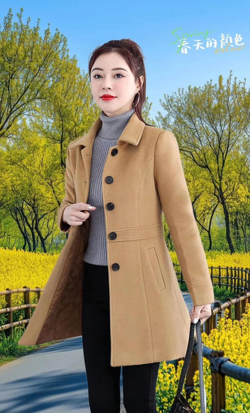 毛呢女装中款25至35，尺码如何选？-图1