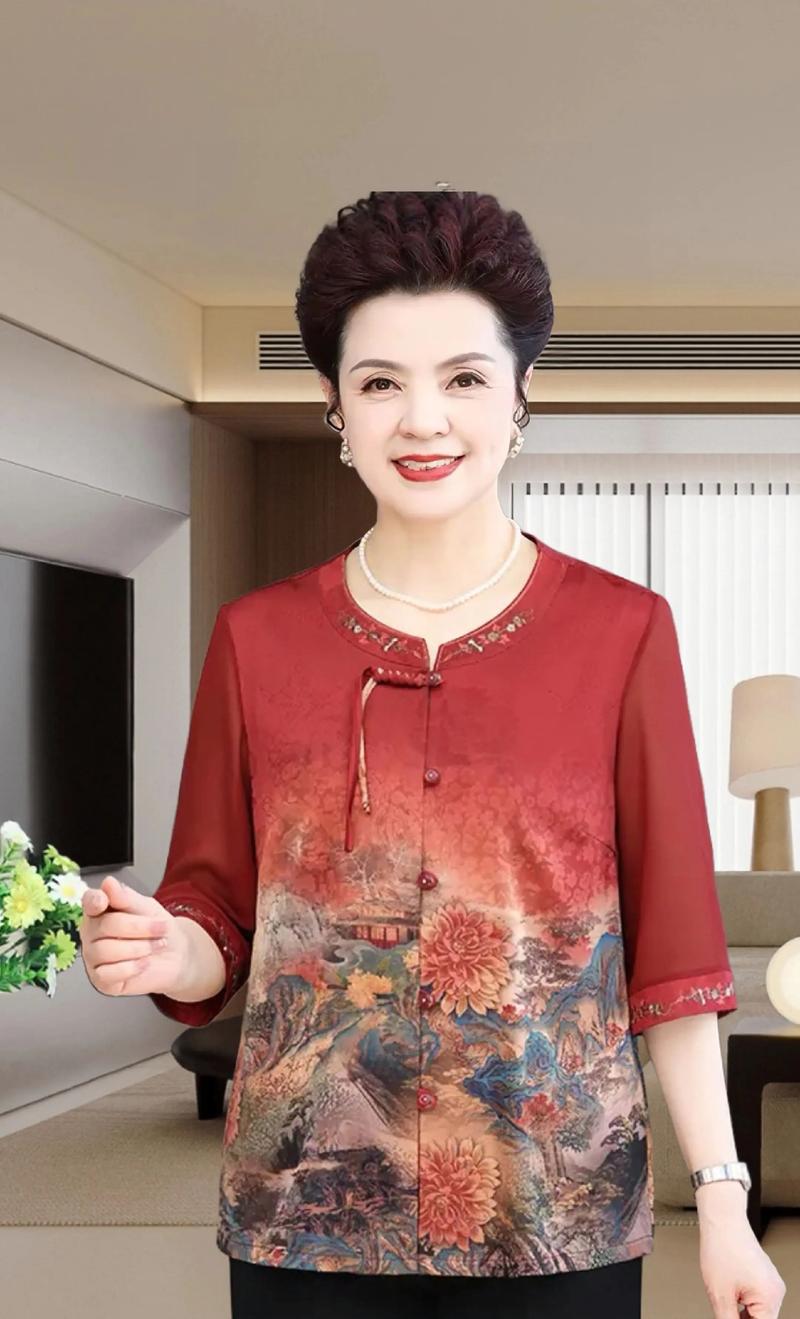 中老年夏装女装图片选款指南？-图1