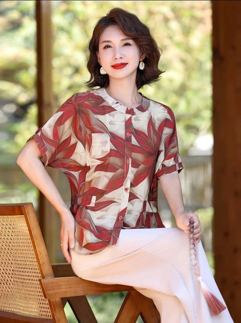 中老年夏装女装图片选款指南？-图3