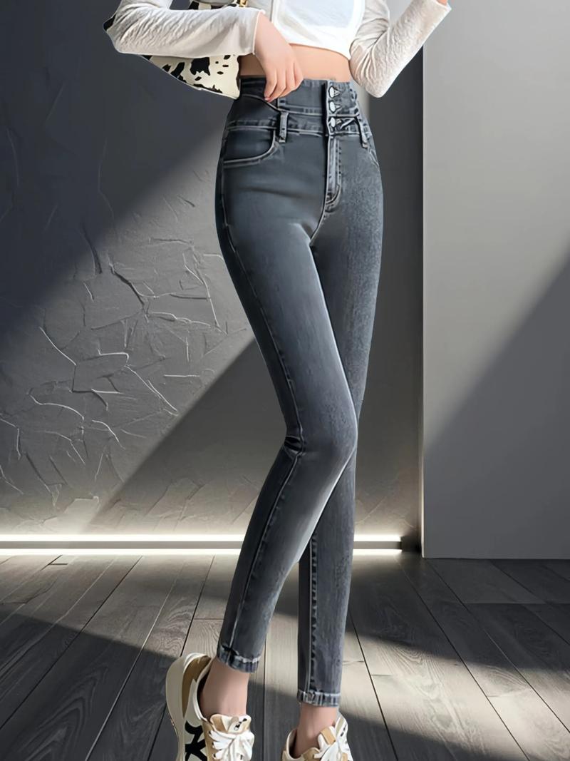 牛仔紧身裤女装图片，哪种风格最吸睛？-图3