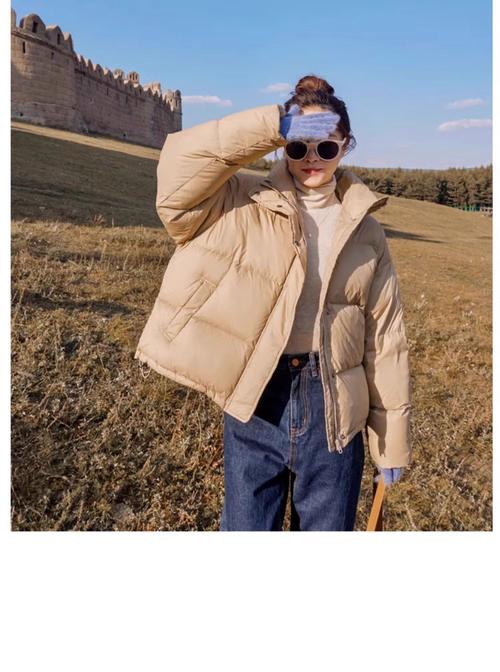 陶宝网女装外套棉衣短款-图2