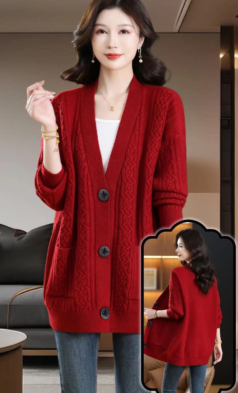 胖人穿女装毛衣外套能驾驭出好看效果吗？-图2