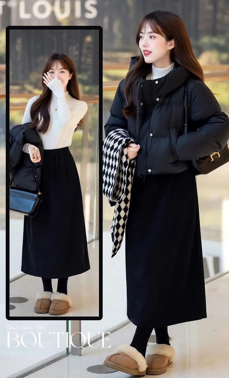 小个子秋冬女装怎么搭才显高显瘦？-图2