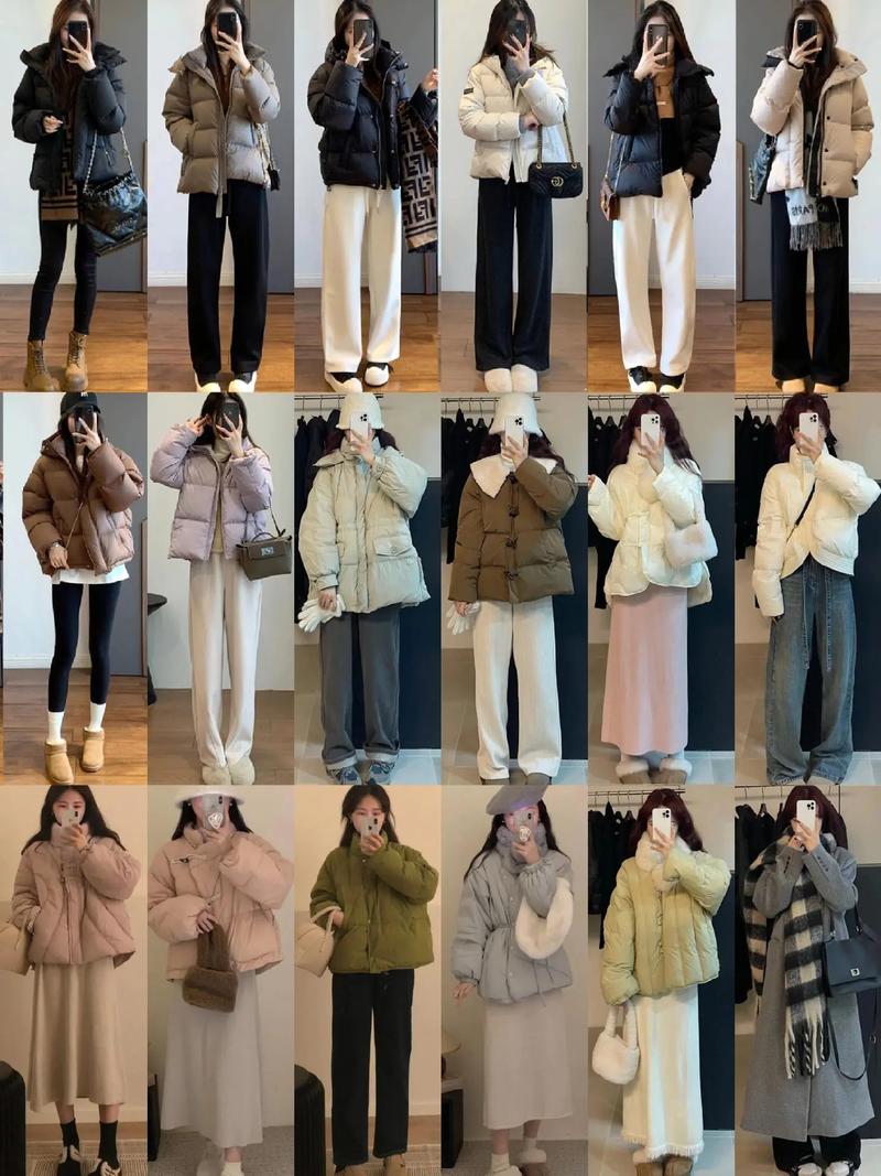 冬季女装搭配图，怎么搭才好看又保暖？-图1