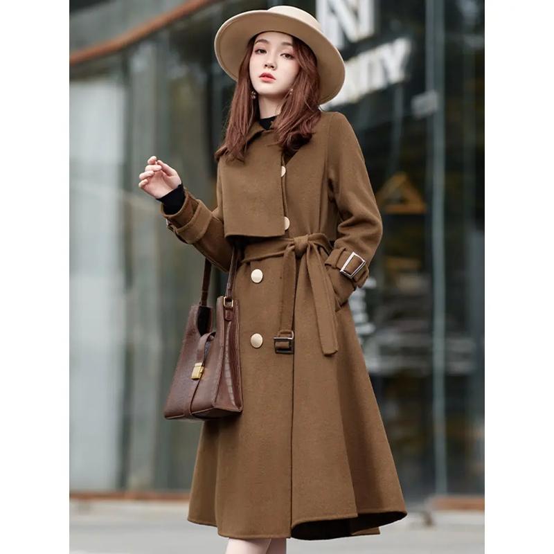 中长款毛呢外套图片，怎么选才显瘦？-图3