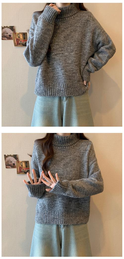 大码 女装 韩版 毛衣-图3