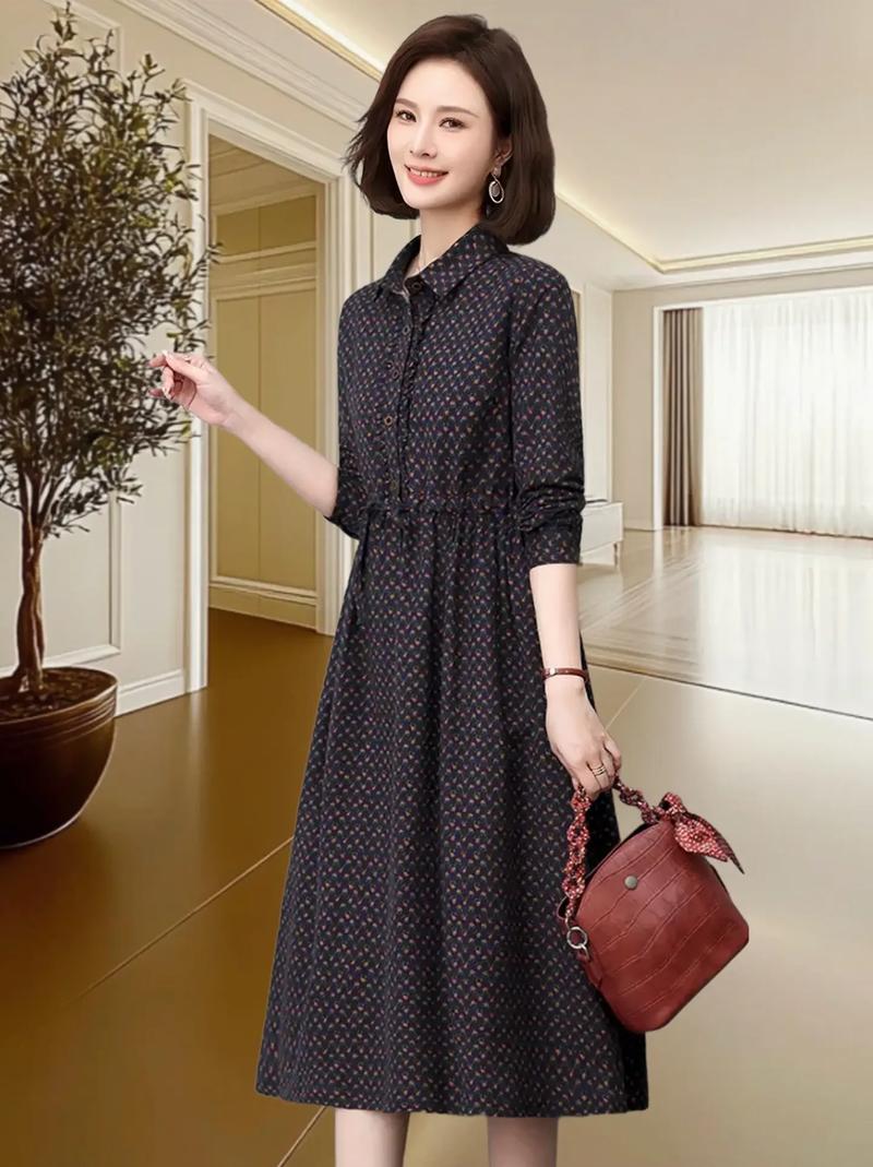 新款长袖连衣裙图片，哪款最值得入手？-图1