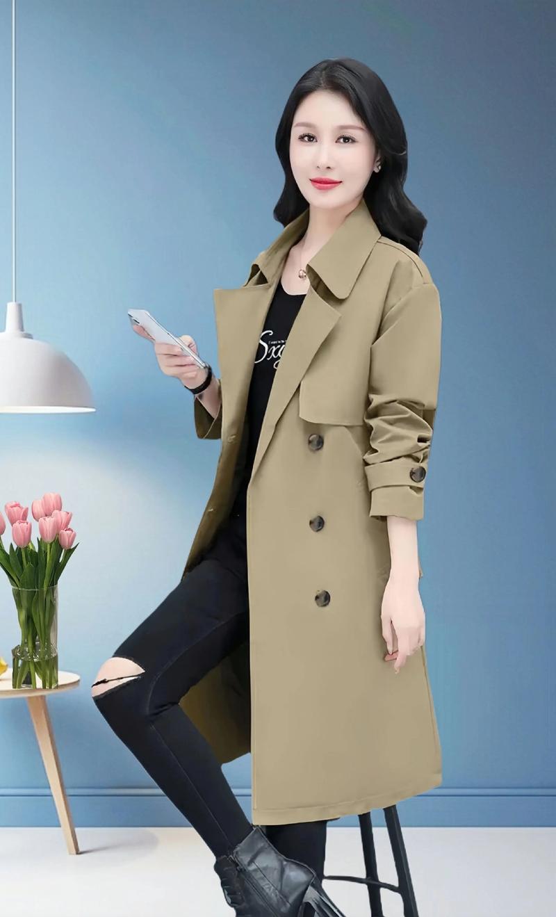 2025春秋女装风衣,流行趋势与穿搭重点是什么?-图2 2025春秋女装风衣,流行趋势与穿搭重点是什么?-图2