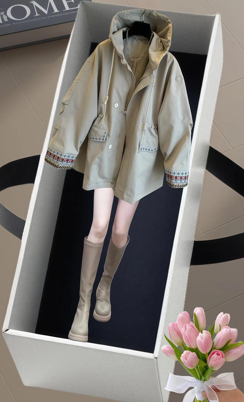 2025春季女装风衣，流行趋势怎么变？-图1