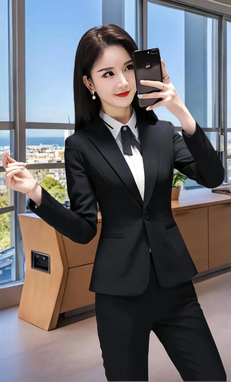 黑色西装女装时尚款,怎么选才显瘦又时髦?-图1 黑色西装女装时尚款,怎么选才显瘦又时髦?-图1