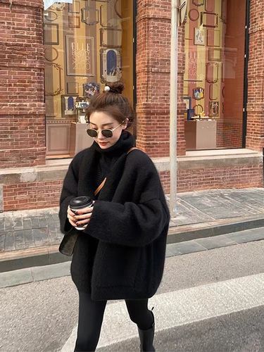 冬季毛衣怎么搭好看？-图2