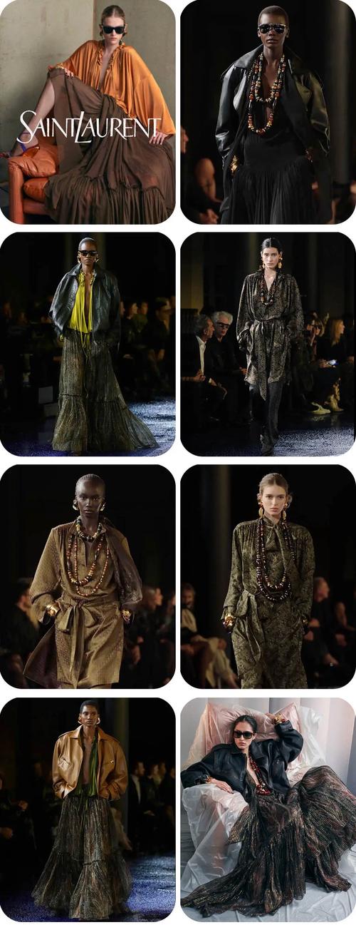 圣罗兰2025春夏女装,藏着哪些惊喜?-图3 圣罗兰2025春夏女装,藏着哪些惊喜?-图3