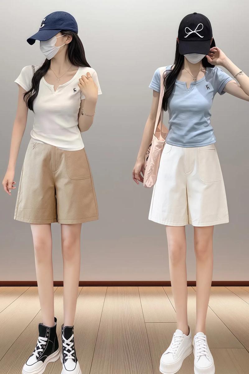 2025新款女短裤,有哪些时髦设计?-图3 2025新款女短裤,有哪些时髦设计?-图3