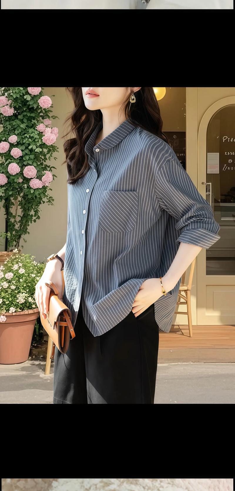 2025春女装条纹衬衫怎么选？-图3