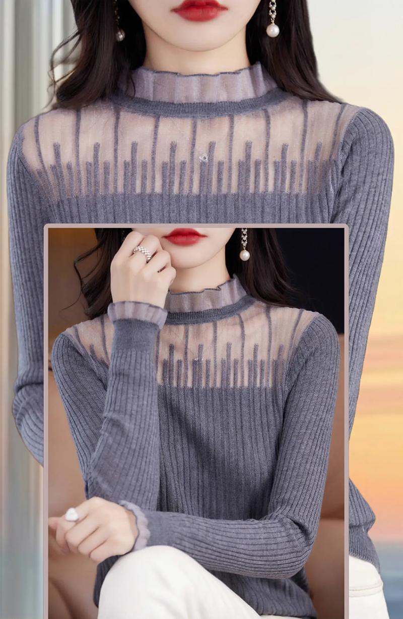 2025高档女装打底衫，有哪些新设计？-图2