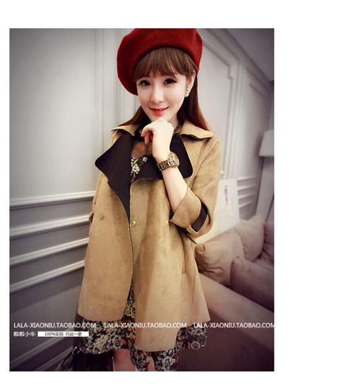 蘑菇街秋装新款女装外套-图1