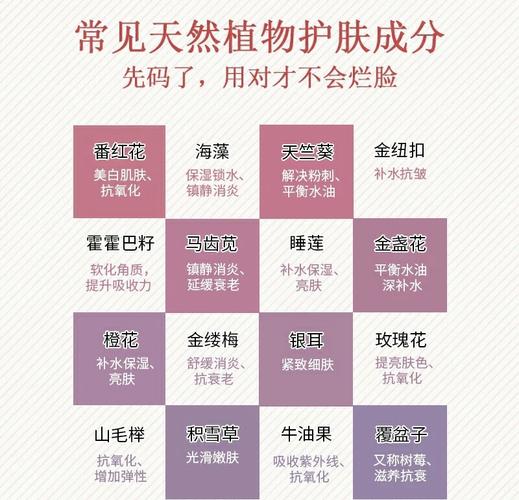 植物护肤真有效？功效作用有哪些？-图3
