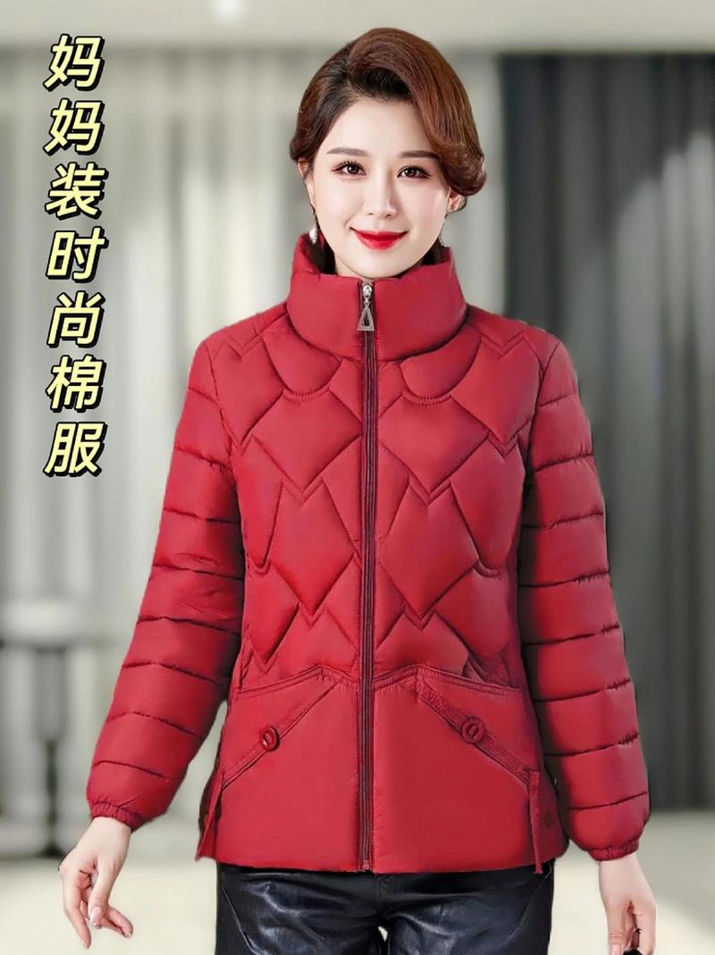 中老年棉衣女装新款图片-图2