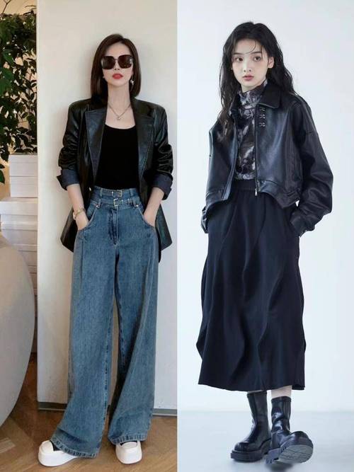 冬天女装短皮衣的搭配-图2