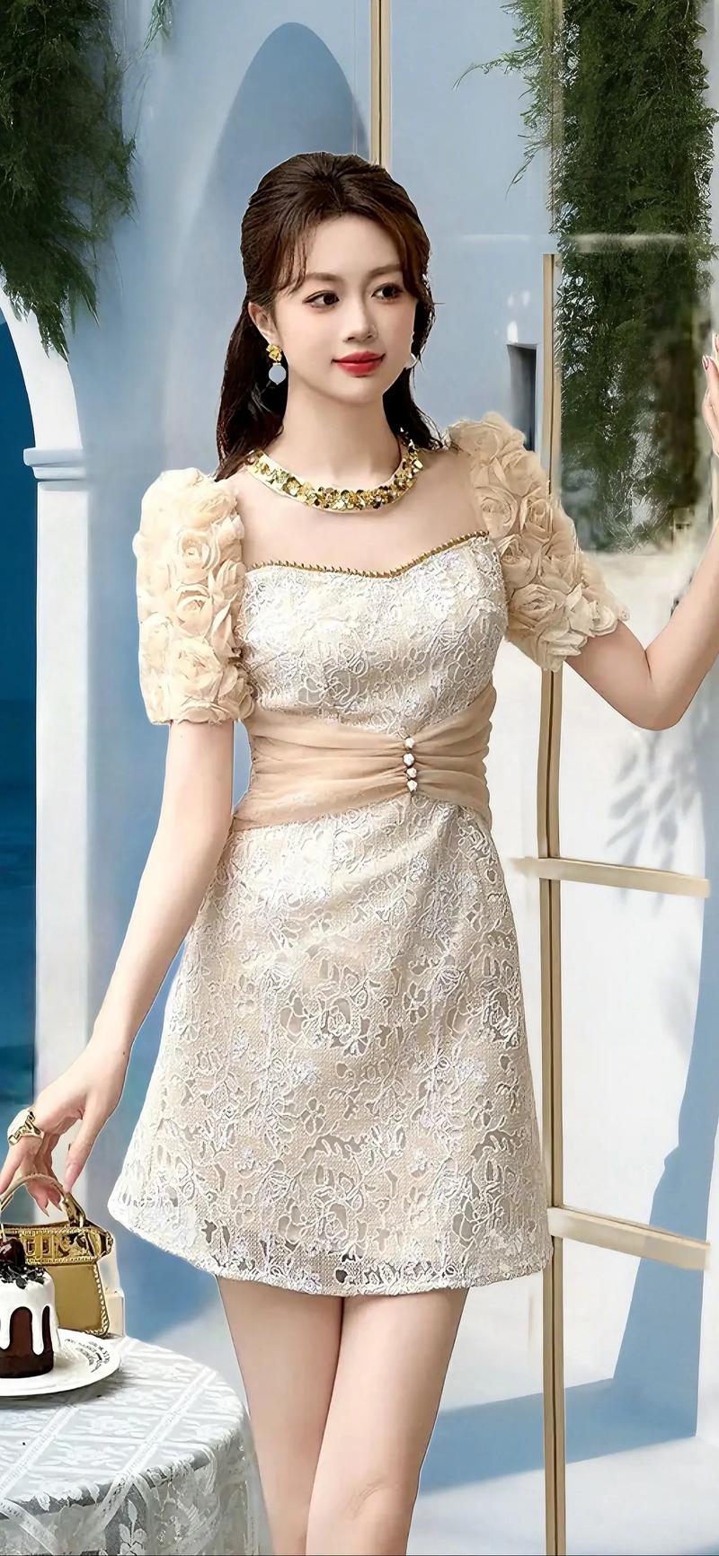 最新款女装蕾丝裙中长,选款要注意什么?-图1 最新款女装蕾丝裙中长,选款要注意什么?-图1