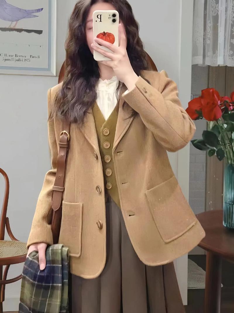 英式长款西装上衣，如何搭配才显气质？-图2