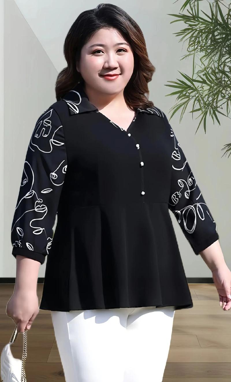 胖女生穿什么显瘦好看?-图1 胖女生穿什么显瘦好看?-图1