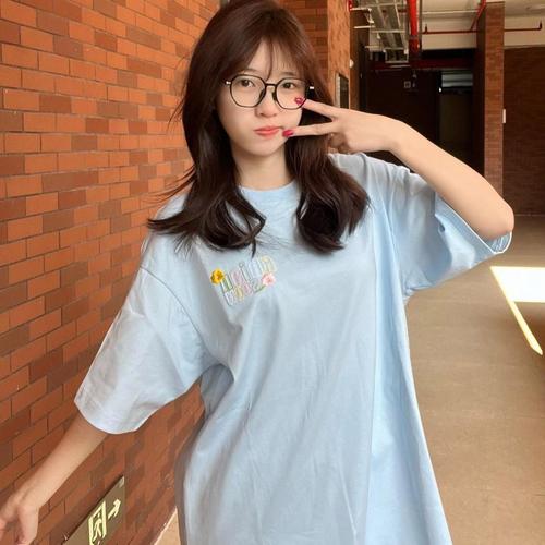 韩系女装学生中袖上衣-图1 韩系女装学生中袖上衣-图1