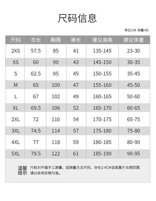 男女装尺码如何按体重快速对照?-图3 男女装尺码如何按体重快速对照?-图3