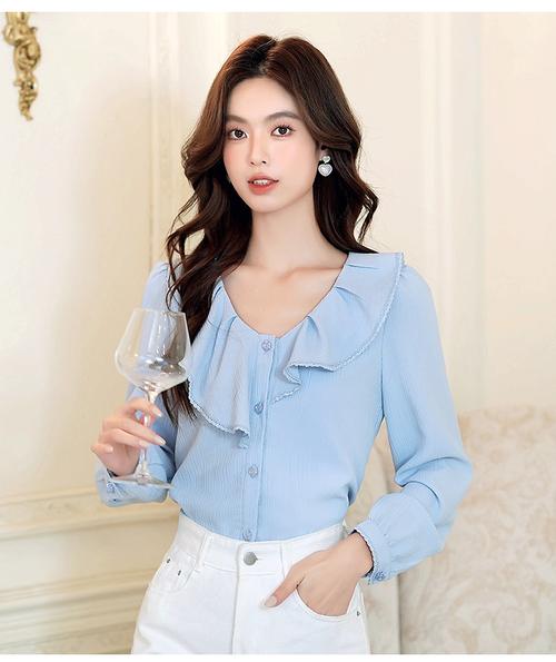 女装上衣雪纺宽松衬衫怎么选才显瘦?-图2 女装上衣雪纺宽松衬衫怎么选才显瘦?-图2