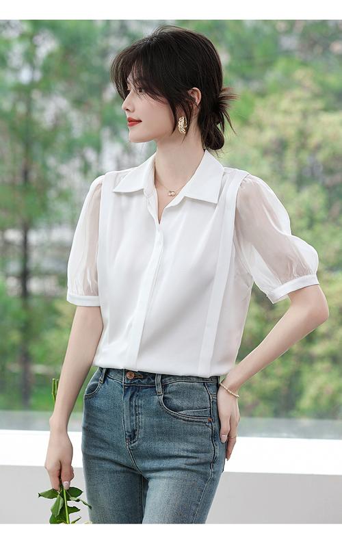 女装上衣雪纺宽松衬衫怎么选才显瘦?-图3 女装上衣雪纺宽松衬衫怎么选才显瘦?-图3