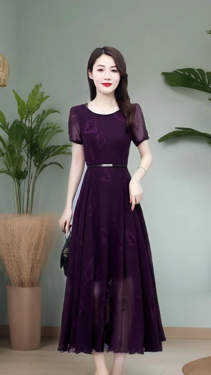 天猫商城女装雪纺长裙-图1