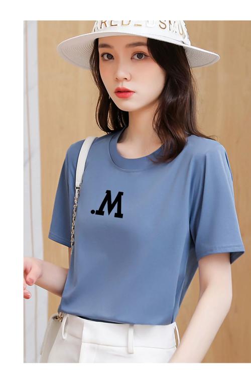 休闲宽松t恤女装上衣-图1