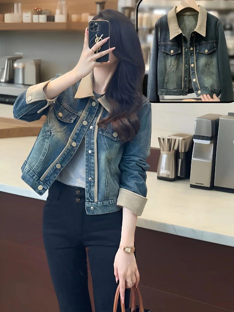 女装冬款牛仔衣服搭配-图2